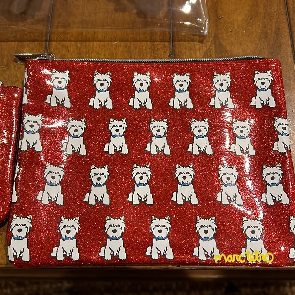 Marc Tetro Westie Cosmetic Bags NWT - Picture 5 of 8
